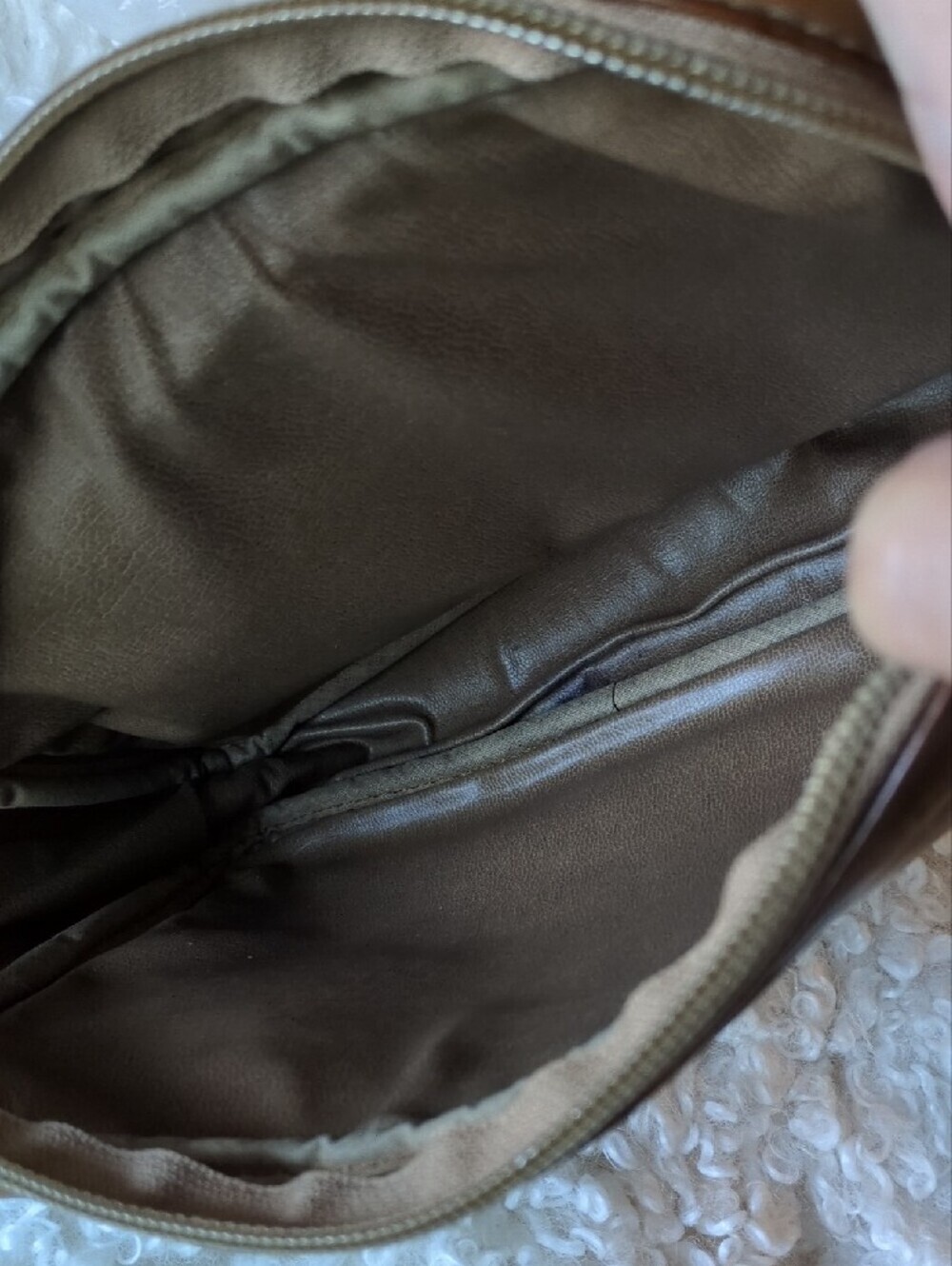 Brown Leather Men’s Document Pouch - Picture 8 of 15